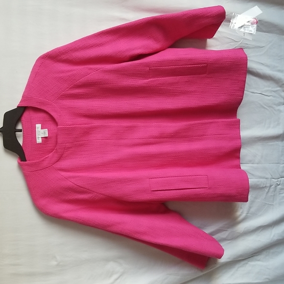 Liz Claiborne Jackets & Blazers - Liz Claiborne, plus size jacket, Fuchsia 2X